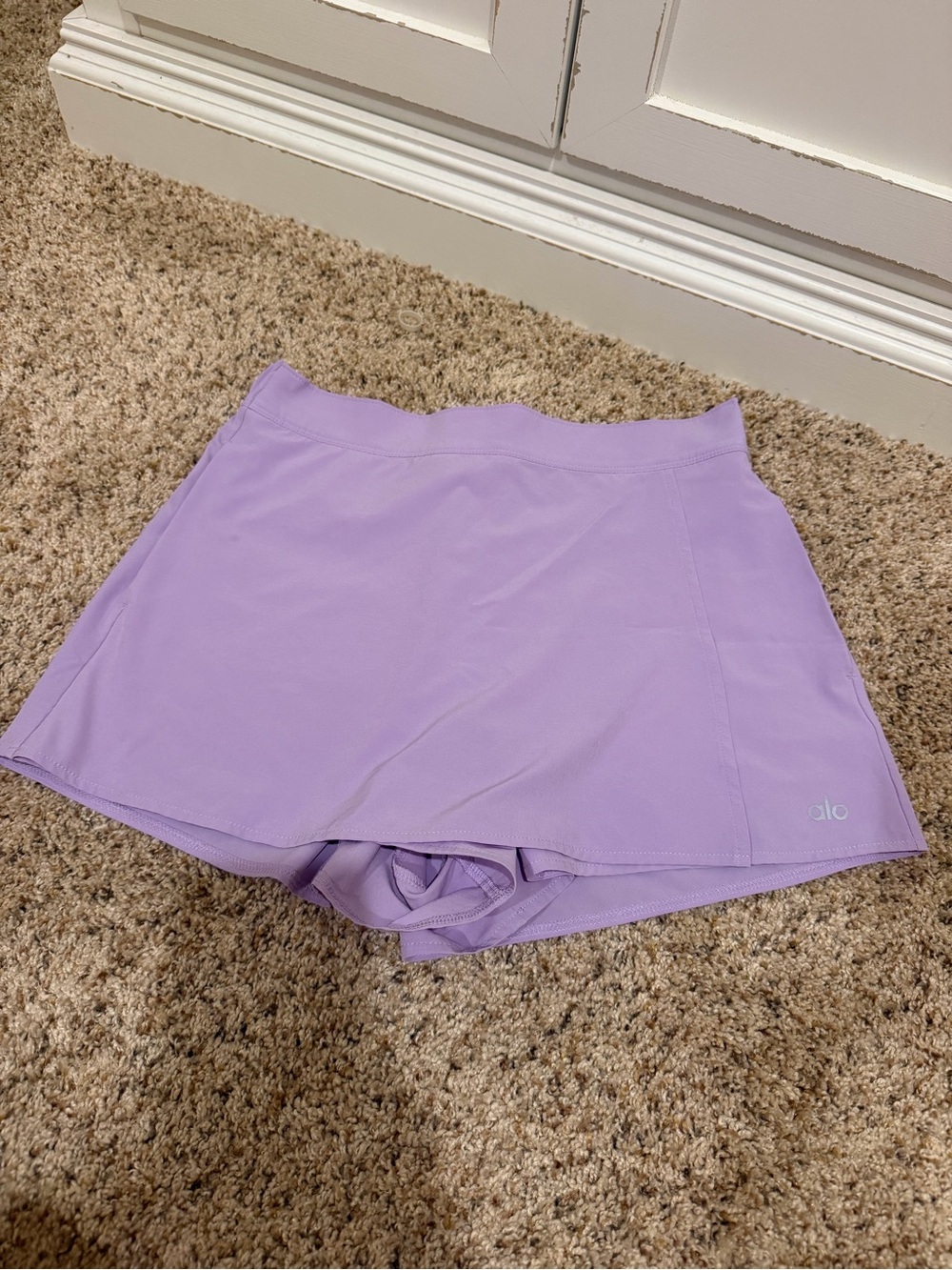 ALO Yoga Womens Lavender Athletic Skort